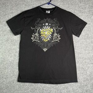 Vintage Y2K Fox Racing‎ T-shirt Men's L Black Short Sleeve Motorcross